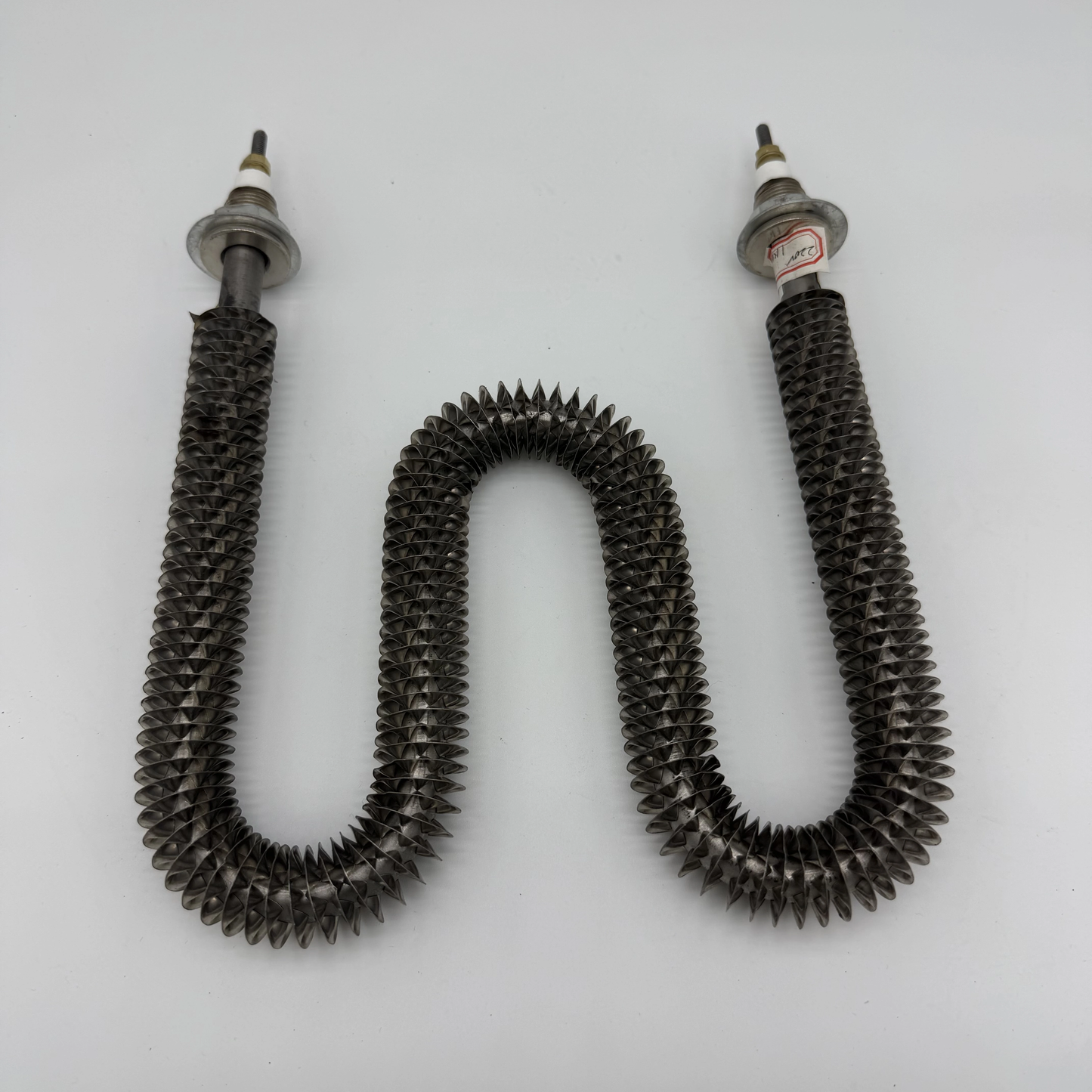 Customizable Finned Heating Element M18 Thread Tubular Air Fin Heater W Shape Heater Element for Oven/Load Bank 220v/380v