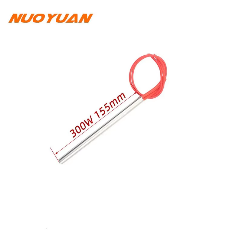 220V Pellet Igniter Cartridge Heater Stainless Steel Heating Tube Ignitor 10*140/150/170mm For Fireplace Grill Stove 300/350W