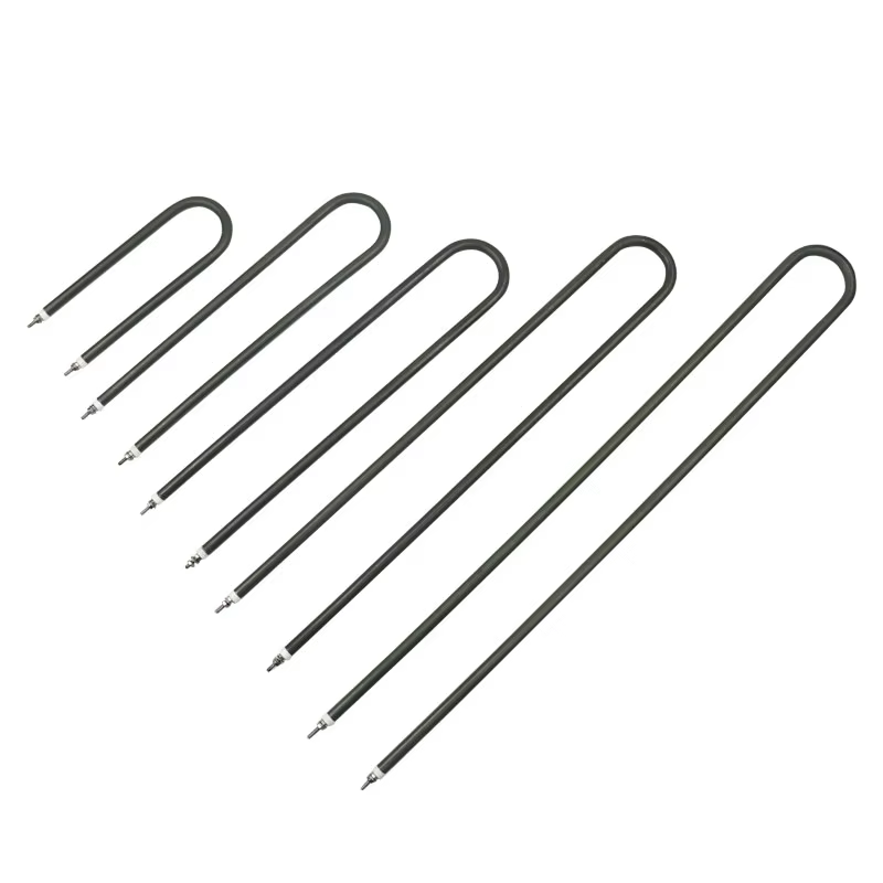 240w/300w/500w/600w/800w/1kw U Type SUS304 Tubular Hot Air Heater High Temperature 220V Electric Heating Element for Oven