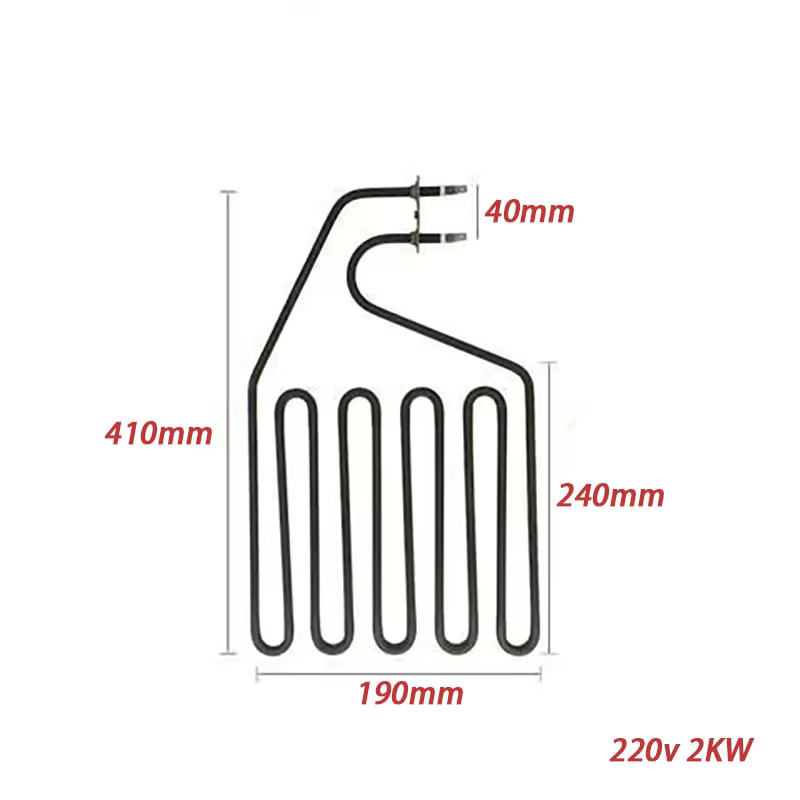 220V Oven Heater Hot Air Heater Stainless Steel Electric Heating Element for Sauna/Oven/Stove/Furnace