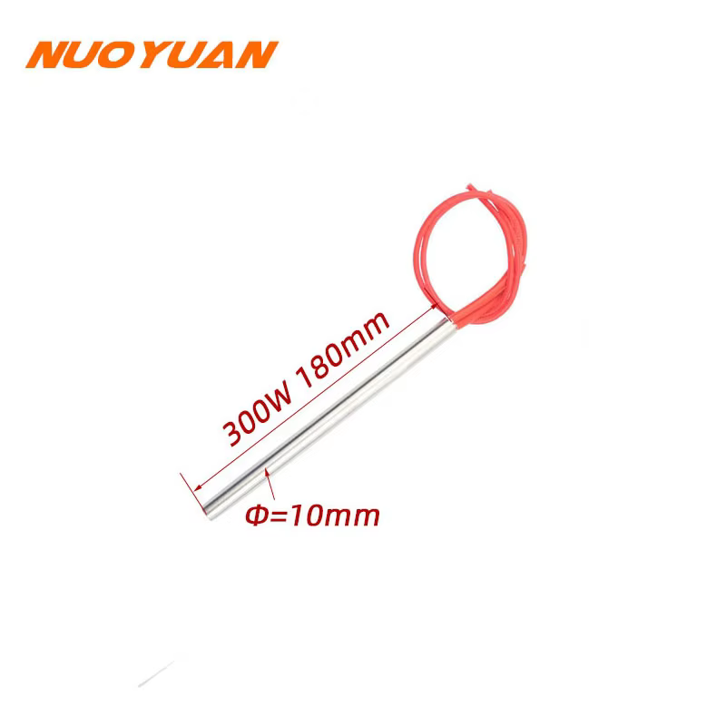 220V Pellet Igniter Cartridge Heater Stainless Steel Heating Tube Ignitor 10*140/150/170mm For Fireplace Grill Stove 300/350W