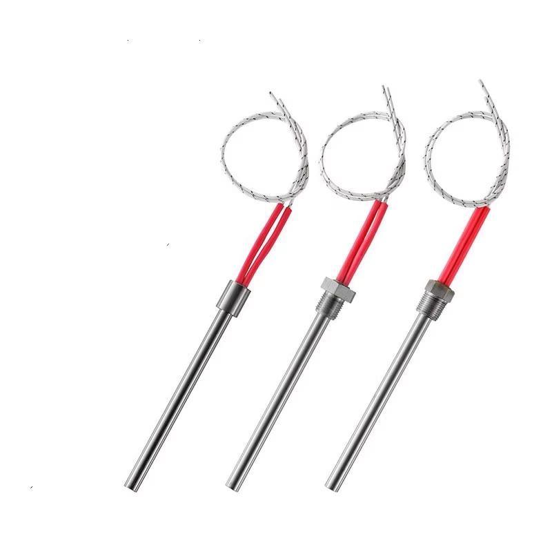 220V Pellet Igniter Cartridge Heater Stainless Steel Heating Tube Ignitor 10*140/150/170mm For Fireplace Grill Stove 300/350W