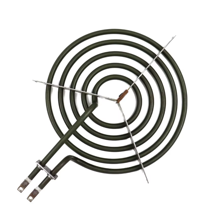 220V 2100W Stainless Steel Stove Heater Electric Heating Element Dry Burning Tubular Hot Air Heater Element for Cooktop
