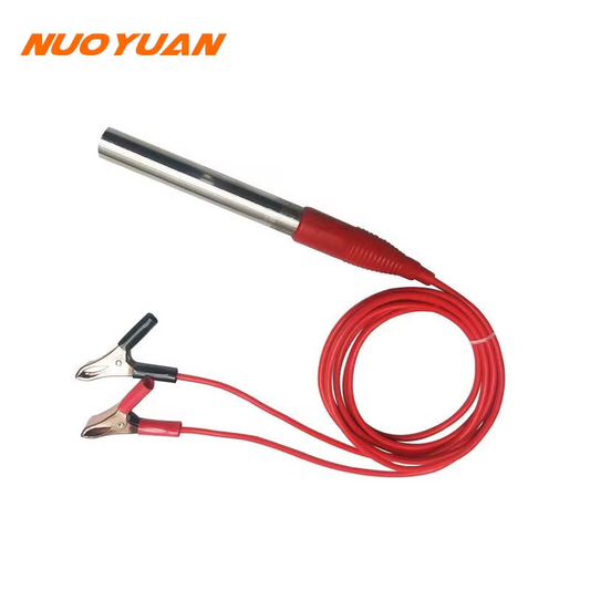 12V 24V Cartridge Heater DC Heater with Alligator Clip 1.5m Cable Stainless Steel Portable Electric Heater for Car/Truck