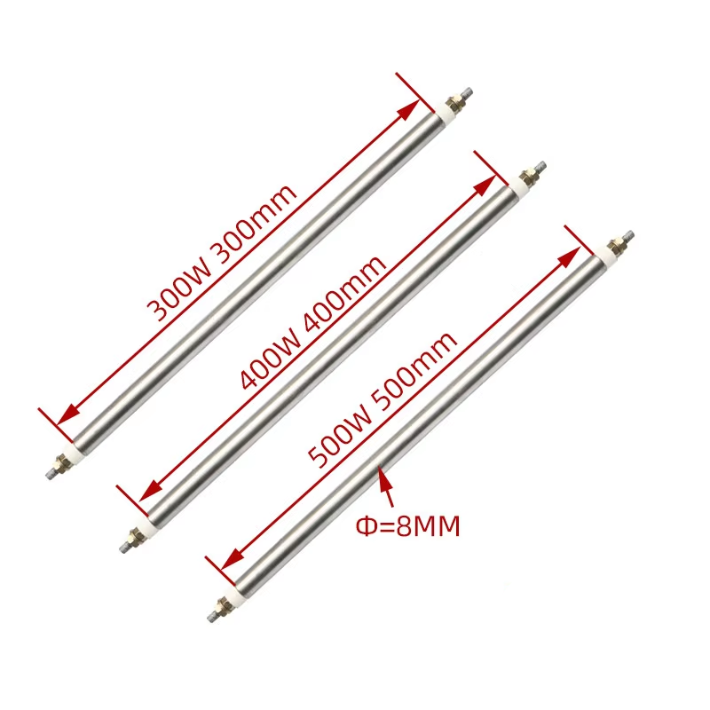 110V/220V 300w/400w/500w Electrical Straight Tubular Heater Pipe SUS304 Air Oven Heating Element