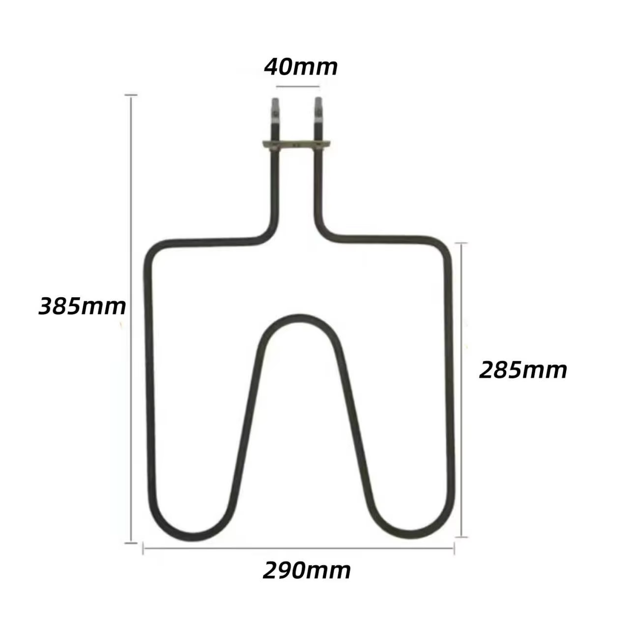 SUS304 220V Electric Heating Element High Temperature Stainless Steel Tubular Hot Air Heater Element for Sauna/Oven/Furnace