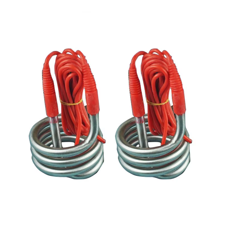 220v 2500w Coil Heating Element With 1.5M Wire Stainless Steel/Copper Tubular Heater for Tank/Boiler