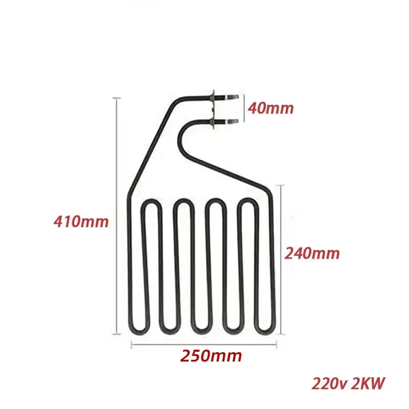220V Oven Heater Hot Air Heater Stainless Steel Electric Heating Element for Sauna/Oven/Stove/Furnace