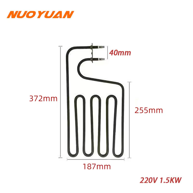 220V Oven Heater Hot Air Heater Stainless Steel Electric Heating Element for Sauna/Oven/Stove/Furnace