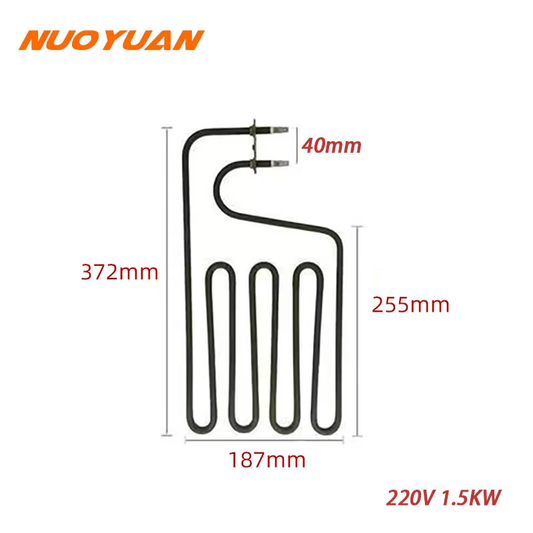 220V Oven Heater Hot Air Heater Stainless Steel Electric Heating Element for Sauna/Oven/Stove/Furnace