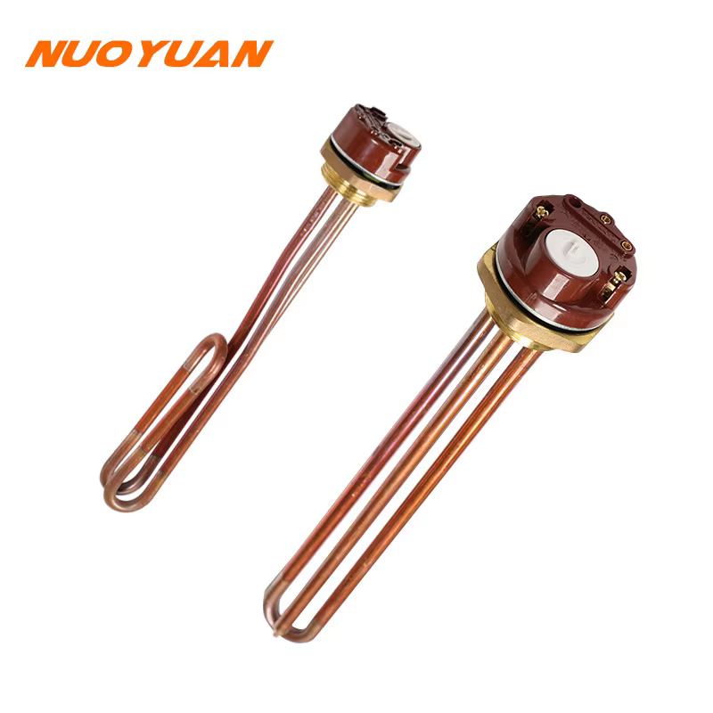 DN32 1 1/4" Water Heating Element With Thermostat 220V Immersion Heater With Temperature Controller 1.5kw/2kw/3kw