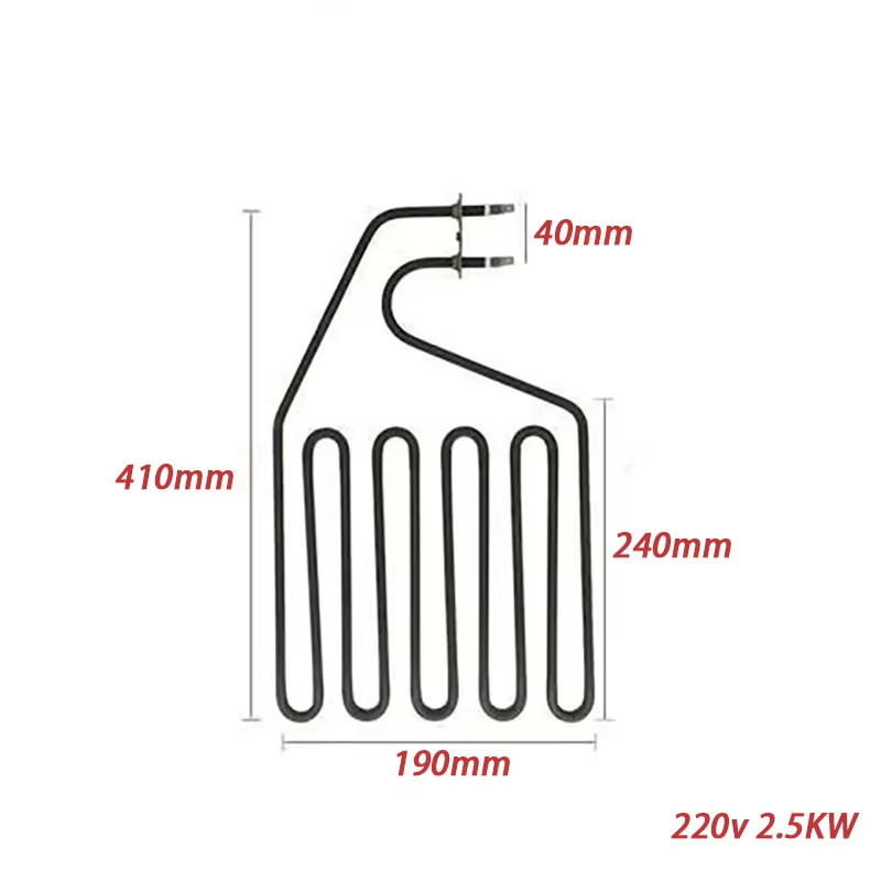 220V Oven Heater Hot Air Heater Stainless Steel Electric Heating Element for Sauna/Oven/Stove/Furnace
