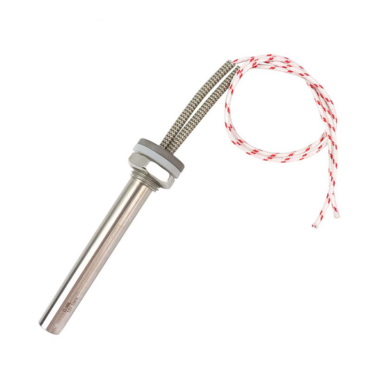 12v 24v Heating Element DC Cartridge Heater M16 Stainless Steel Tubular Heat Pipe/Rod for Heating Water 100w/150w/200w/300w